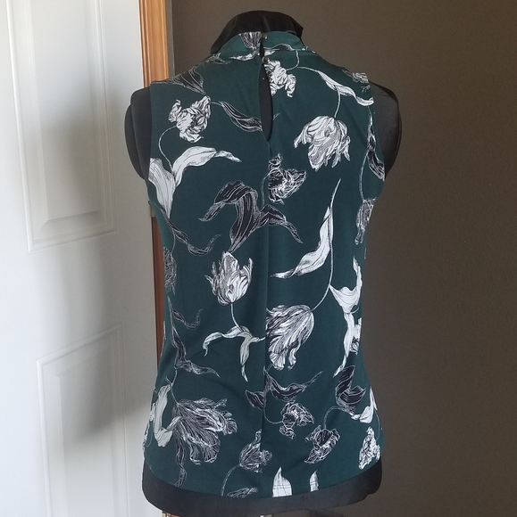 NWOT Banana Republic Sz Small High Neck Blouse - Picture 2 of 6